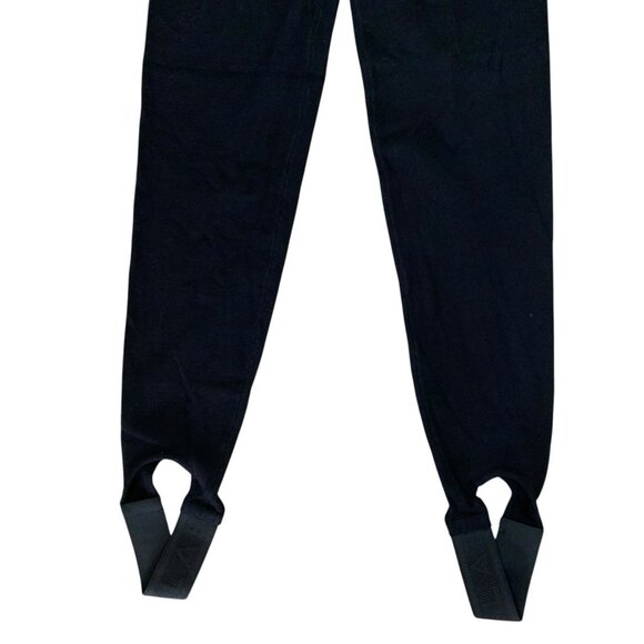 Jluxlabel Black Stirrup Leggings S Sleek Stretch Athleisure Dancewear Y2K - Picture 3 of 6